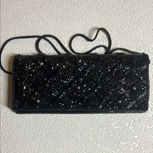 Chic Black Clutch with Sleek Design